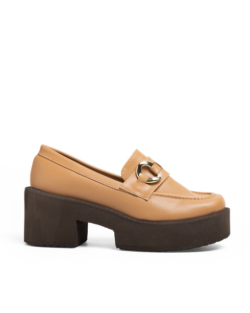 Mocasín Camel Plataforma Eslabón 3706